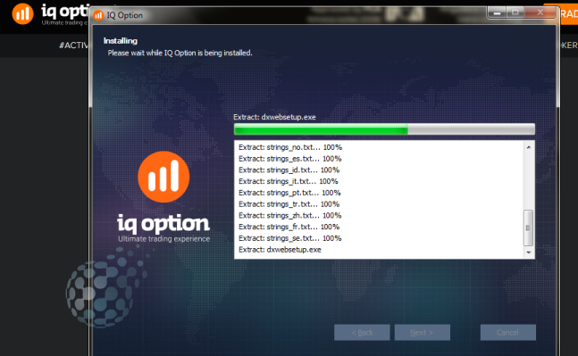 Устанавливаем программу торговли от IQ Option